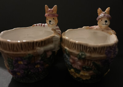 Bunny Rabbit Garden Tea Cup set