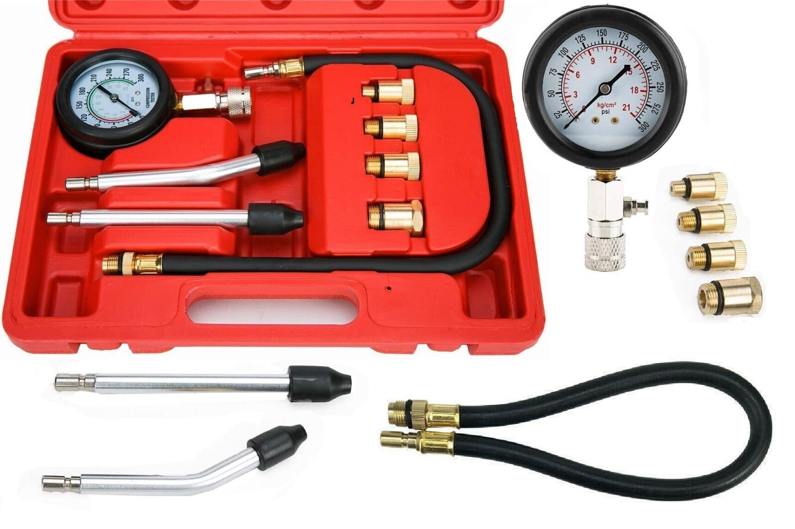 Compressiomètre essence universel M10-M18 pour restaurer vos motos et voitures anciennes