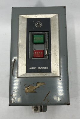 Allen Bradley 609-BAW AC Manual Starter sz 1 Ser E 3ph 600V (101528)
