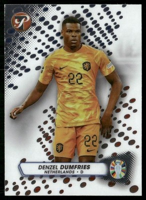 2023 TOPPS PRISTINE ROAD TO EURO 2024 DENZEL DUMFRIES NETHERLANDS #109