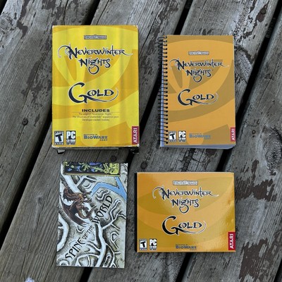 Neverwinter Nights: Gold (PC, 2003) Complete w/Map Boxed Big Box CIB - Good *RPG