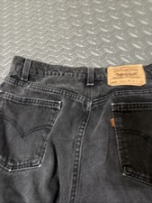 Vintage 501 Levi’s Jeans 1992 W32 L34 Button Fly Made In USA Black Straight Leg