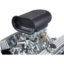 Full Finned Mini Hillborn Style Aluminum Air Scoop Black Full Finned Mini Hillborn Style Aluminum Air Scoop Black