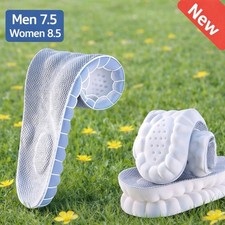 4D Cloud Air Cushion Insoles: Memory Foam Comfort Massage,Sweat-Absorbent Design