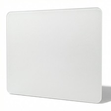Glass Gaming Mousepad, 13x16 inch White Tempered Glass Mousepad, Professional...