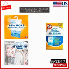Arm and Hammer |FGAH33| 16 oz Hanging Moisture Absorber (3-Pack), Fragrance Free