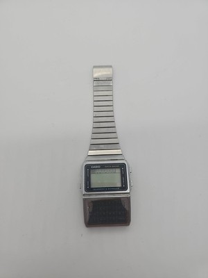 Vintage Casio Databank DBC-610 Digital Watch w/ Band - WORKS for