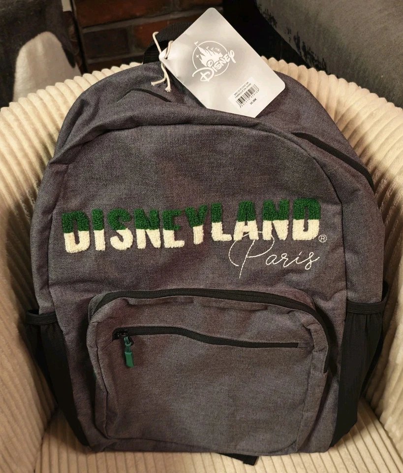 SAC à DOS / Backpack / Rucksack DISNEYLAND PARIS LOGO GRIS - Photo 1/4
