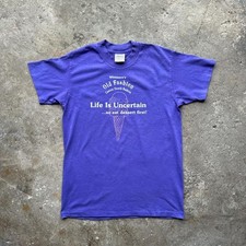 Purple graphic tee