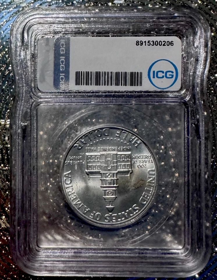 1976 s kennedy Bicentennial silver half dollar MS 67 - Image 4 of 4