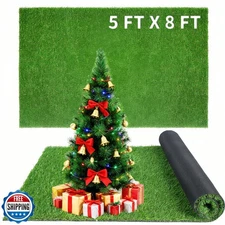 XLX TURF Indoor Outdoor Fake Grass Rug for Christmas Flooring Dec