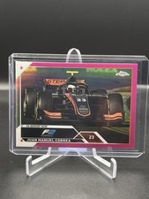 2023 Topps Chrome Formula 1 F1 Juan Manuel Correa Pink /75 #143