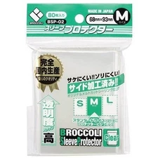 Broccoli 80 Character Sleeves Protector Clear - M size - BSP-02(New)