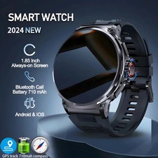 New 1.85-inch Ultra HD Smart Watch GPS Track Bluetooth Call 710 Mah Large