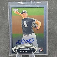 2012 Topps Chrome #166 Addison Reed Rookie Autographs