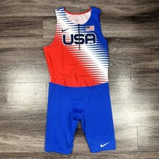 Nike Pro Elite Team USA Track Speed Suit CV0001-636 Men s XL RARE Made in USA