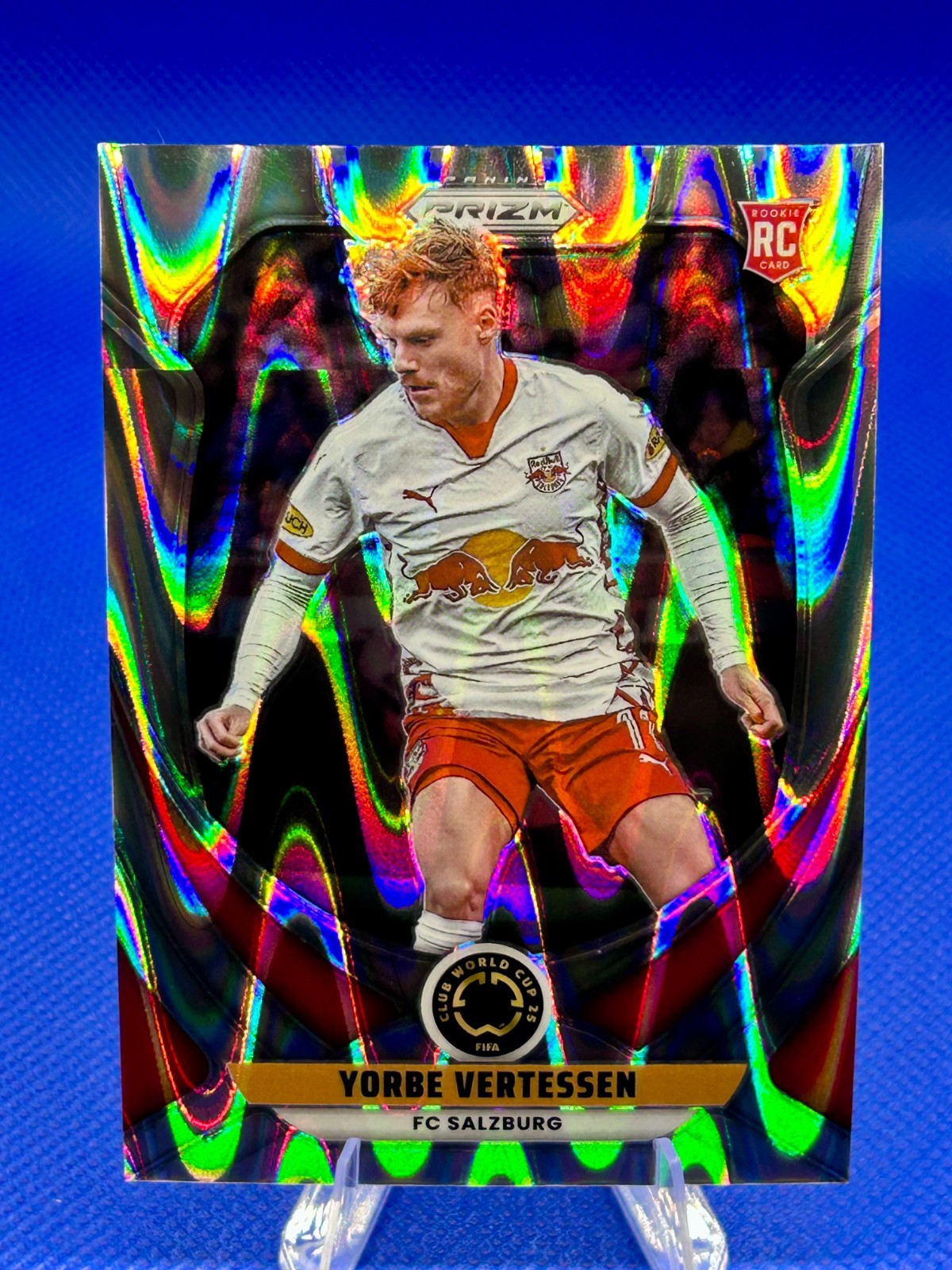 2025 Prizm FIFA Club World Cup Yorbe Vertessen Seismic Prizm RC #171