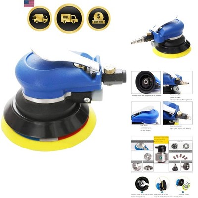 Professional Air Random Orbital Sander, Heavy Duty Dual Action Pneumatic Palm...