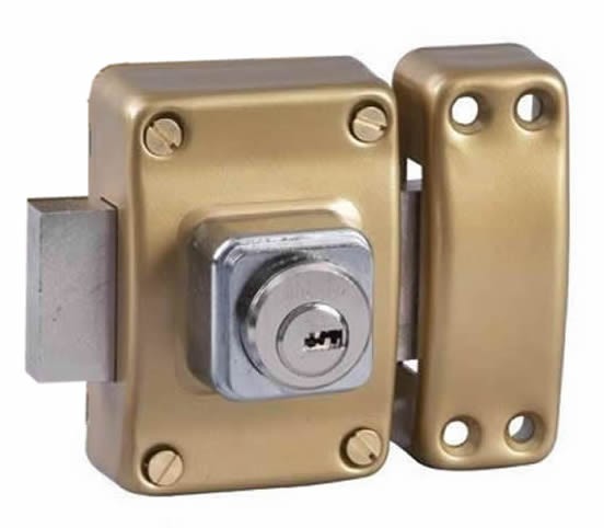 Verrou de securité pour porte en acier renforcé Alpha Bricard 40mm