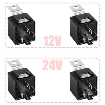 12V/24V Automotive Relays 5 Terminal 40A Plastic Housing Current Regulation