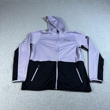 Klim Solitude Hoodie Womens Medium Purple Black Fleece Full Zip Hiking Jacket