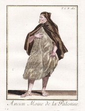 Palestina Palestine Monaco Ordine Costume Incisione 1790
