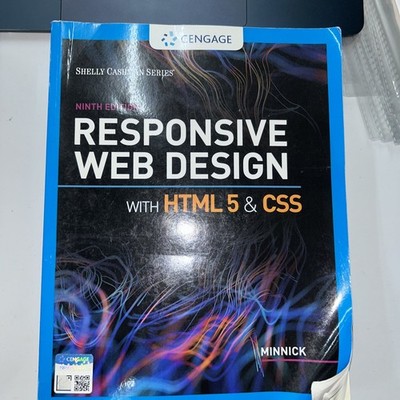 Responsive Web Design with HTML 5 & - Paperback, by Minnick Jessica