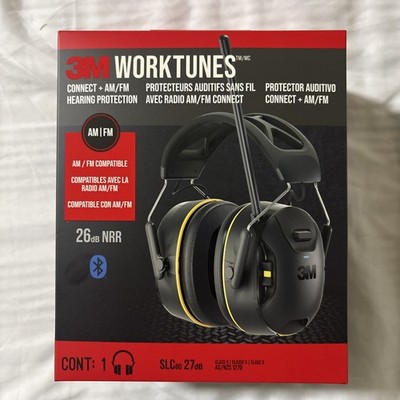 3M -WorkTunes Connect + AM/FM Hearing Protection - 26 Decibels Noise Reduction