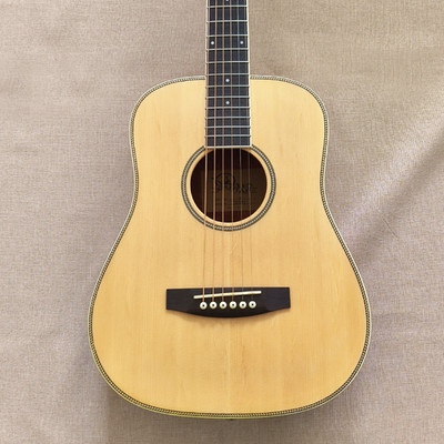 Kid Child Acoustic Guitar Spruce Top Rosewood FB  in Natural Gigbag Okoum Neck