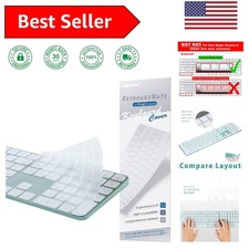 Ultra Thin TPU Keyboard Cover for iMac Magic Keyboard A2520 - Clear Protection