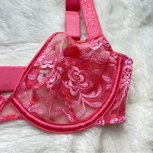 NWOT Myla London floral street lace bra in sherbet 12769 - Picture 5 of 10
