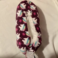 Fuzzy Babba Slipper Socks Unicorns Size S - M 5.5 - 7.5