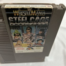 LJN WWF WrestleMania: Steel Cage Challenge Nintendo NES Authentic and Tested