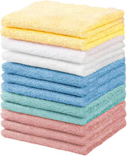 Microfiber 12 Pack Soft Lint Free Face Towels Quick Dry 12x11