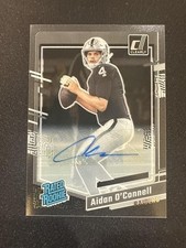 2023 Clearly Donruss Rated Rookie Autograph Auto #51 Aidan O'Connell Raiders