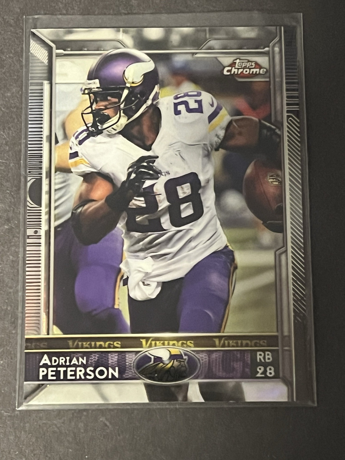 2015 Topps Chrome #24 Adrian Peterson Refractor