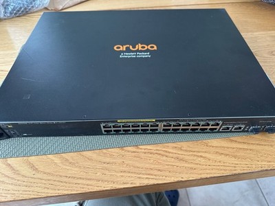 HPE - Aruba Switch PoE+ Switch 24Ports 12 Ports PoE+ 2 SFP J9779A