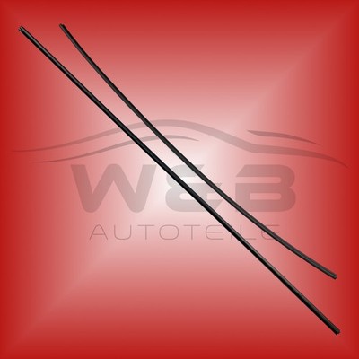 Leiste oben + unten für Frontscheibe CITROEN C2 Gummi Dichtung Windschutzscheibe