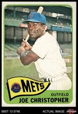 1965 Topps #495 Joe Christopher Mets 5 - EX