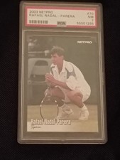 NetPro 2003 Rafael Nadal-Parera #70 Tennis Rookie Card PSA 7