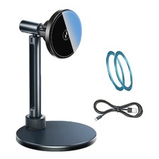 Desktop Phone Stand Wireless Fast Charging Stand 360 Rotating Charging Holder