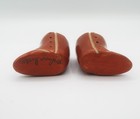 Mini Pueblo Pottery Boots Pair Moccasins Buttons Polished Redware Mary Trujillo — photo 6