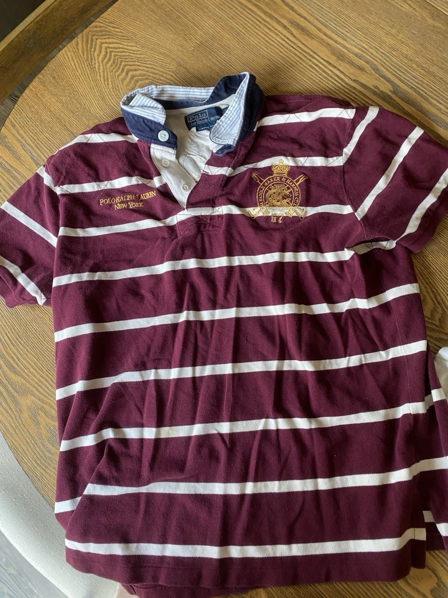 Polo by Ralph Lauren ラガーシャツ XL Polo Ralph Lauren Red Size XL Polos for Men for sale | eBay