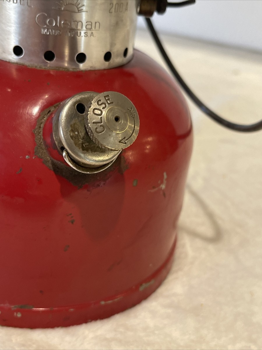 VTG Coleman Lantern Model 200A Red Oct-1962 | eBay