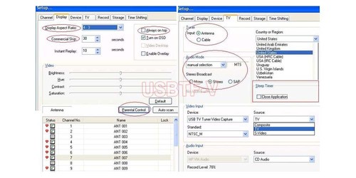 USB-Based NTSC TV Tuner + USB Digital Video Recorder For Windows 7 Vista XP - Picture 5 of 8