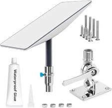 Adjustable 316 Stainless Starlink Pole Mount for Yacht Ship RV Marine