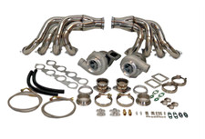 GT45 Big Block Für Chevy Twin Turbo Kit BBC 366 396 402 427 454 Paket Headers