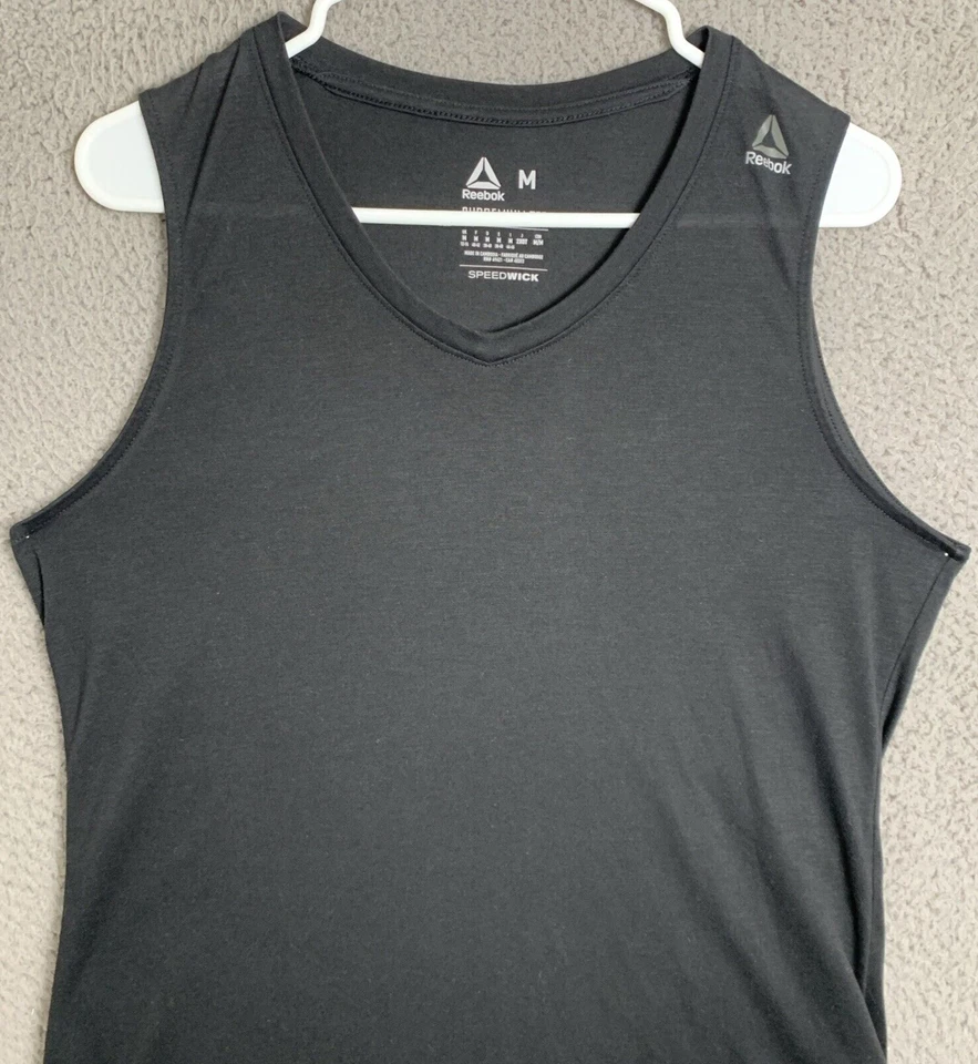 Camiseta sin mangas Reebok para mujer mediana Speedwick entrenamiento Supremium blusa camisa singlete Foto 2 de 4