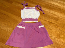 vintage Winnie the Pooh youth 5-6 tank/skirt set