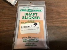 SHAFT SLICKER made by Cue Cube - Keep Your Cue Shaft Smooth